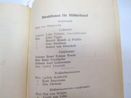 Finlands adelskalender  - Finlands ridderskaps och adels kalender 1944 -aateliskalenteri, sisältää erillisen luettelon sodan 1939-40 isänmaalle henkensä