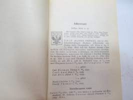 Finlands adelskalender  - Finlands ridderskaps och adels kalender 1947 -aateliskalenteri, sisältää erillisen luettelon sotavuoden 1944 aikana isänmaalle