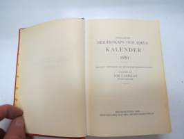 Finlands adelskalender  - Finlands ridderskaps och adels kalender 1950 -aateliskalenteri -calendar of finnish nobility