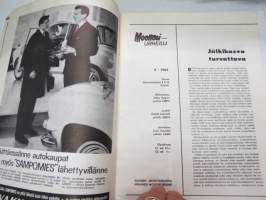 Moottoriurheilu / Moottori-urheilu 1963 nr 9, sis. mm. seur. artikkelit / kuvat / mainokset; Kansikuva Simca 1300, MM-Pyynikki, Mestareiden muotokuvia - Hans-Georg