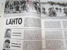 Moottoriurheilu / Moottori-urheilu 1963 nr 9, sis. mm. seur. artikkelit / kuvat / mainokset; Kansikuva Simca 1300, MM-Pyynikki, Mestareiden muotokuvia - Hans-Georg