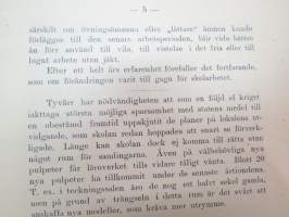 Svenska Fruntimmerskolan i Wiborg 1914-1915 årsberättelse med elevmatrikel samt Amerikanska skolor - Aino Ottelinin kirjoittamat koulun vuosikertomus sekä
