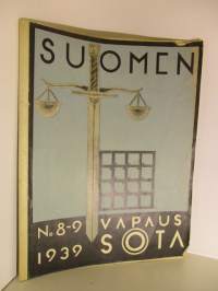 Suomen Vapaussota 1939 / 8-9 sis,mm Krestyn miehiä.ym Kresty asiaa.