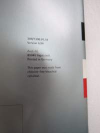 Audi - The Safety Report -myyntiesite / sales brochure