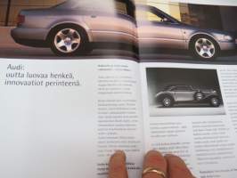 Audi-mallisto 1995 -myyntiesite / sales brochure