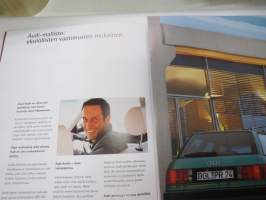 Audi-mallisto 1995 -myyntiesite / sales brochure