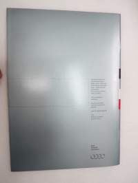 Audi-mallisto 1995 -myyntiesite / sales brochure
