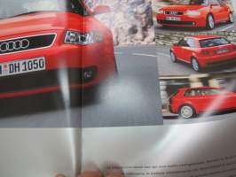 Audi modellprogram 2000 -myyntiesite / sales brochure