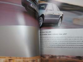Audi modellprogram 2000 -myyntiesite / sales brochure
