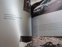 Audi modellprogram 2000 -myyntiesite / sales brochure