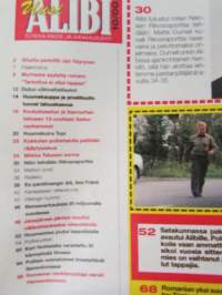Alibi 2000 nr 10, sis. mm. artikkelit / kuvat / mainokset; Romanian massa vankilanjohtaja suomalaisessa linnassa, Tallinnan suomalainen Kari Huhtala minulta on