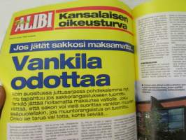 Alibi 2000 nr 10, sis. mm. artikkelit / kuvat / mainokset; Romanian massa vankilanjohtaja suomalaisessa linnassa, Tallinnan suomalainen Kari Huhtala minulta on