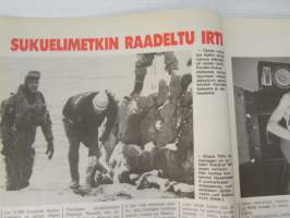 Alibi 1988 nr 4, sis. mm. artikkelit / kuvat / mainokset; Vaasalainen rockmuusikko Hannu Rajala - paloiteltuna koskeen, Tarja Huhtamäki o.s. Ylimäki hermostui