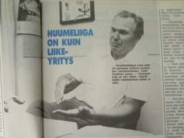 Alibi 1988 nr 4, sis. mm. artikkelit / kuvat / mainokset; Vaasalainen rockmuusikko Hannu Rajala - paloiteltuna koskeen, Tarja Huhtamäki o.s. Ylimäki hermostui