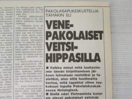 Alibi 1988 nr 4, sis. mm. artikkelit / kuvat / mainokset; Vaasalainen rockmuusikko Hannu Rajala - paloiteltuna koskeen, Tarja Huhtamäki o.s. Ylimäki hermostui