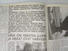 Alibi 1988 nr 4, sis. mm. artikkelit / kuvat / mainokset; Vaasalainen rockmuusikko Hannu Rajala - paloiteltuna koskeen, Tarja Huhtamäki o.s. Ylimäki hermostui