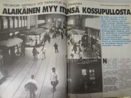 Alibi 1988 nr 4, sis. mm. artikkelit / kuvat / mainokset; Vaasalainen rockmuusikko Hannu Rajala - paloiteltuna koskeen, Tarja Huhtamäki o.s. Ylimäki hermostui