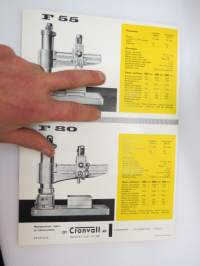 Caser F25, F30, F40, F55, F80 säteisporakone -myyntiesite /  brochure