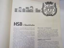 Vår Bostad - HSB-byggen 1946 (i Sockholm) -byggnadsplatser och hustyper mm. Årstaplatån, Aspudden, Johannesfred - Ulvsunda, Johanneshov, Storeby - hus och
