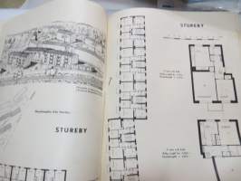 Vår Bostad - HSB-byggen 1946 (i Sockholm) -byggnadsplatser och hustyper mm. Årstaplatån, Aspudden, Johannesfred - Ulvsunda, Johanneshov, Storeby - hus och