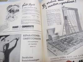 Vår Bostad - HSB-byggen 1946 (i Sockholm) -byggnadsplatser och hustyper mm. Årstaplatån, Aspudden, Johannesfred - Ulvsunda, Johanneshov, Storeby - hus och