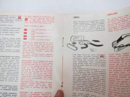 Strömberg sähköliesi / elspis -käyttöohjekirja / instruktionsbok -operator´s manual