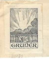 Gruner 1920- Ex Libris