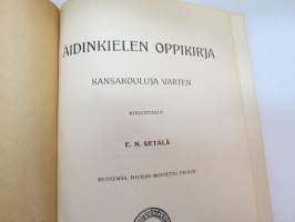 Äidinkielen oppikirja kansakouluja varten -grammar book