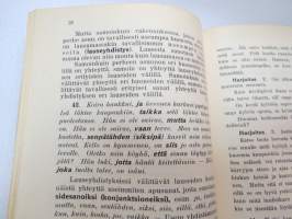 Äidinkielen oppikirja kansakouluja varten -grammar book
