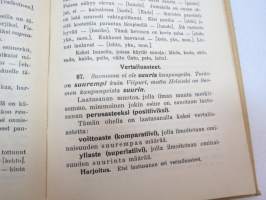 Äidinkielen oppikirja kansakouluja varten -grammar book