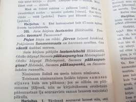 Äidinkielen oppikirja kansakouluja varten -grammar book