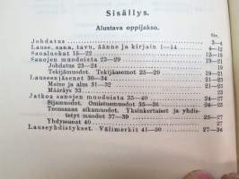 Äidinkielen oppikirja kansakouluja varten -grammar book