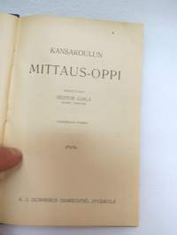 Kansakoulun mittaus-oppi -school book