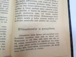 Elämisen Taito - Hywäin tapain oppi ja hyweet - Itsensä-tunteminen - Järki - Mielellisyys - Miehuus ja wakamieli - Kohtuus - Kieltäymys - Työteliäisyys -