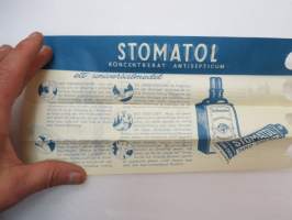 Stomatol - Väkevöity antiseptinen valmiste, pakkaukseen kiinnitettäväksi tarkoitettu käyttöohje / tuoteseloste -medicine instructions