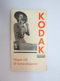 Kodak kameror - några råd till kameraköparen -kameraesite / camera brochure