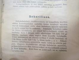 Käyttöohjeita ja reseptejä hedelmäin, hillokkeiden, marmelaadien y.m. sailyttämiseksi Rex-säilykekoneen avulla -  G.F. Stockman Oy / Ab - Bruksanvisning och