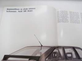 Uusi Audi-kuvasto 1984 -myyntiesite / sales brochure