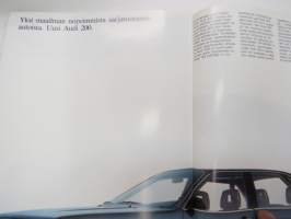 Uusi Audi-kuvasto 1984 -myyntiesite / sales brochure