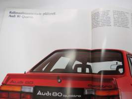 Uusi Audi-kuvasto 1984 -myyntiesite / sales brochure