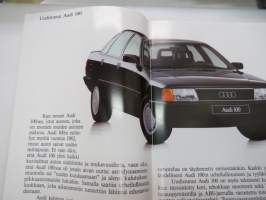 Audi 100, 100 Avant 1988 -myyntiesite / sales brochure