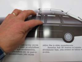 Audi 100, 100 Avant 1988 -myyntiesite / sales brochure