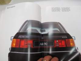 Audi 90 1988 -myyntiesite / sales brochure