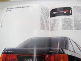 Audi 90 1988 -myyntiesite / sales brochure