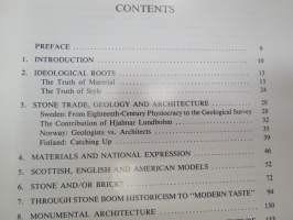 Stone, style &amp; truth - The vogue for natural stone in Nordic architecture 1880-1910 -graniitti- / kivirakentamisen aikakausi pohjoismaissa