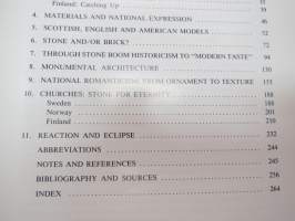 Stone, style &amp; truth - The vogue for natural stone in Nordic architecture 1880-1910 -graniitti- / kivirakentamisen aikakausi pohjoismaissa