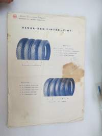 Nokia - autonrenkaiden huolto-ohjeita -esite / tire instructions