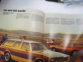 Chevrolet 1978 wagons -myyntiesite / sales brochure
