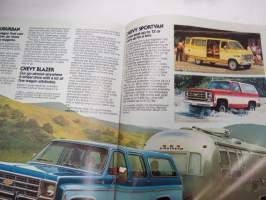 Chevrolet 1978 wagons -myyntiesite / sales brochure