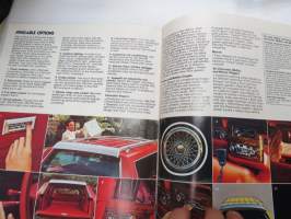 Chevrolet 1978 wagons -myyntiesite / sales brochure